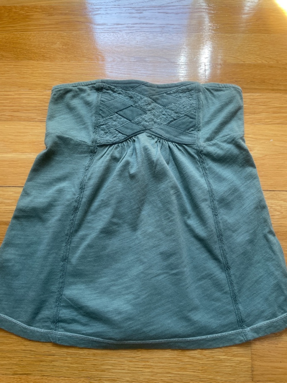 Like New American Eagle Women’s Strapless Tube Top Tank Top Light Green